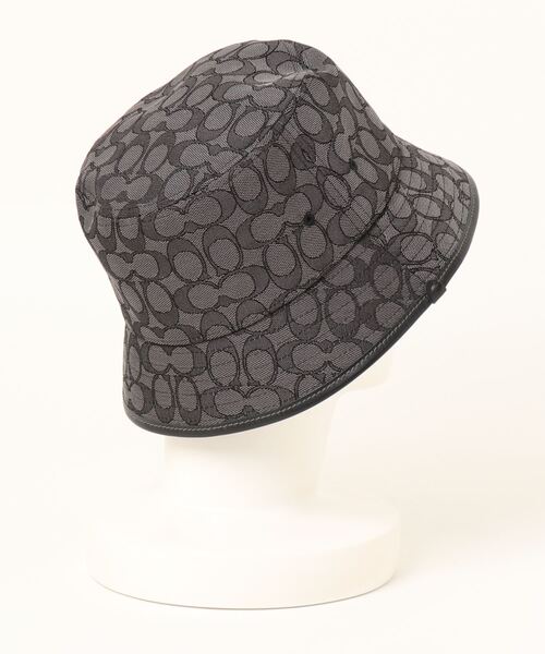 COACH（コーチ）の「シグネチャー ジャカード バケット ハット（ハット