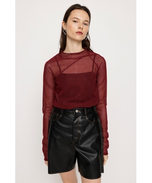 WANIMA BAMBOOM NIGHT メッシュ ロングスリーブ 赤 S～M WANIMA