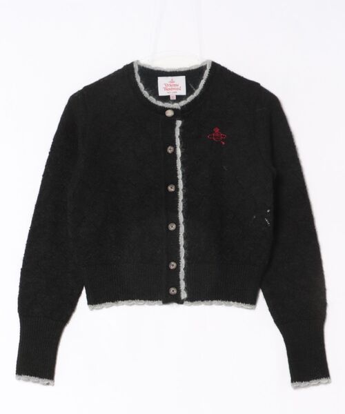 ﾓﾍﾔｱｲﾚｯﾄﾊｰﾄﾆｯﾄｸﾙｰﾈｯｸｶｰﾃﾞｨｶﾞﾝ（カーディガン/ボレロ）｜Vivienne