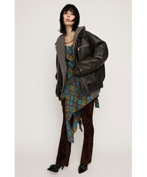 SLY（スライ）の「CHECK COMBI CAMI チェック コンビ キャミ