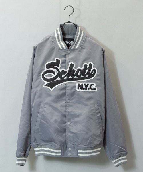 schott（ショット）の「SCHOTT-NYLON VARSITY JACKET/ショット