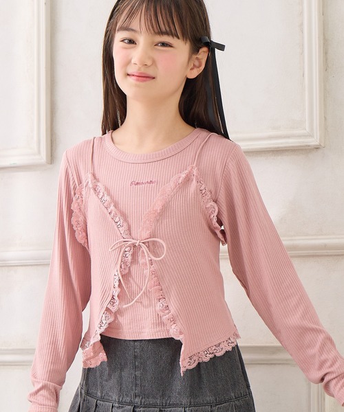 Amourire girl（アムリールガール）の「レースキャミセットアップ