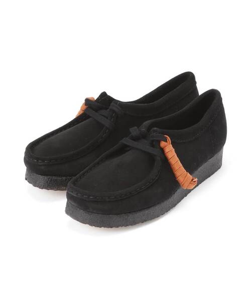 CLARKS/クラークス WALLABEE BLACK SUEDE ワラビー レディース