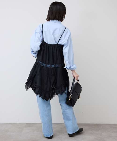 リバーレースキャミワンピース（シャツ/ブラウス）｜SLOBE IENA