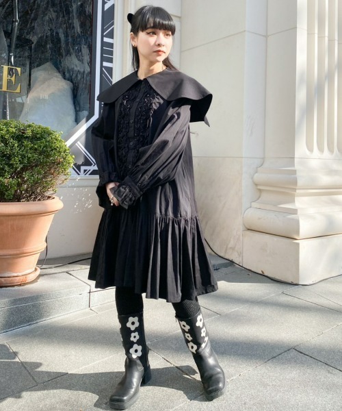 Candy Stripper（キャンディストリッパー）の「FLOWER ブーツ（ブーツ