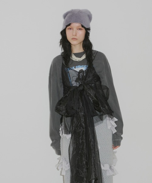 いぬさま la belle etude スリーブ リボンキャミ セット いぬさま la