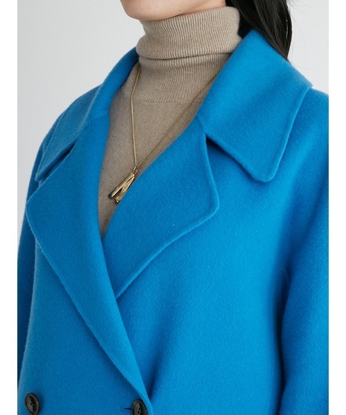 Mila Owen（ミラオーウェン）の「フラップポケットハーフ丈コクーン接