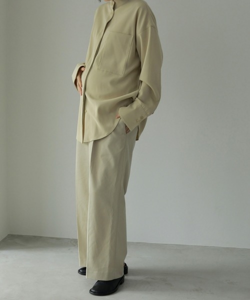 Reha.】Tuck Wide Pants（その他パンツ）｜anuke（アンヌーク）の