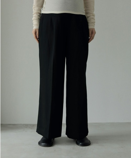 Reha.】Tuck Wide Pants（その他パンツ）｜anuke（アンヌーク）の