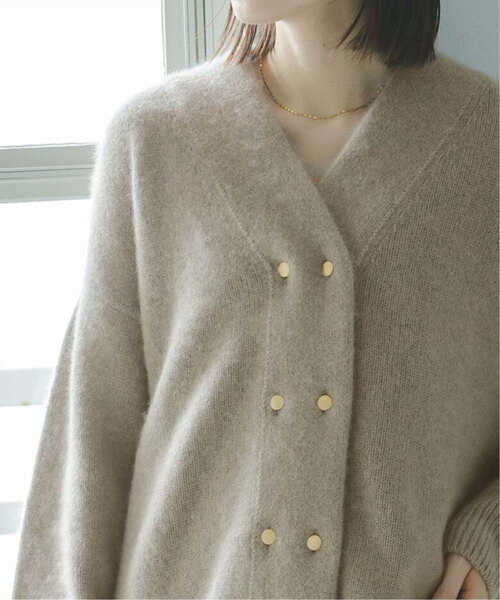 Noble（ノーブル）の「YAK/ヤク ダブルボタンニットカーディガン