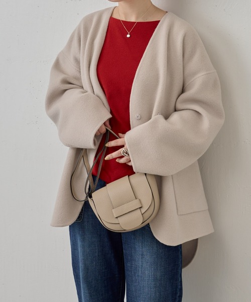 BEARDSLEY（ビアズリー）の「ショートリバーコート（ノーカラーコート