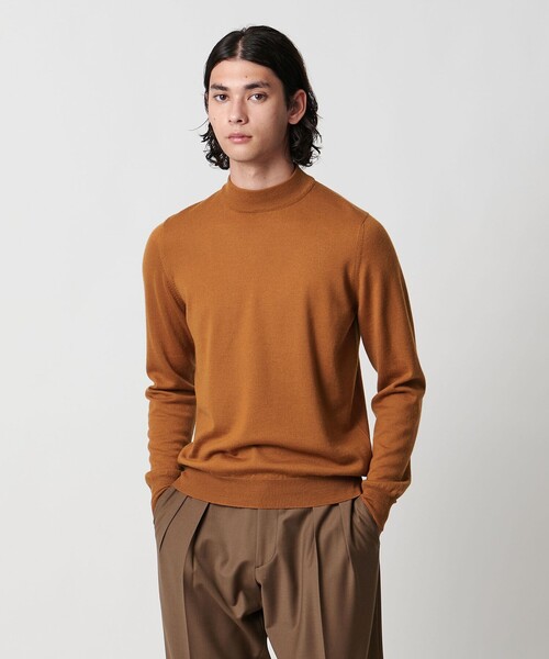 セール】＜Gran Sasso＞12ゲージ モックネック ニット（ニット