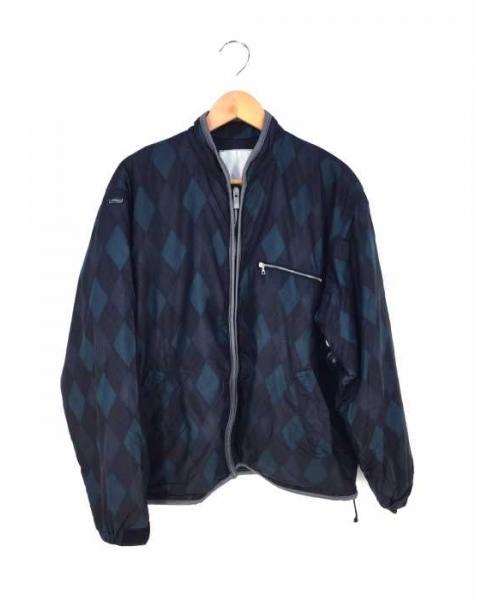 ブランド古着】00AW MELTING POT期 アーガイル柄ナイロンジャケット