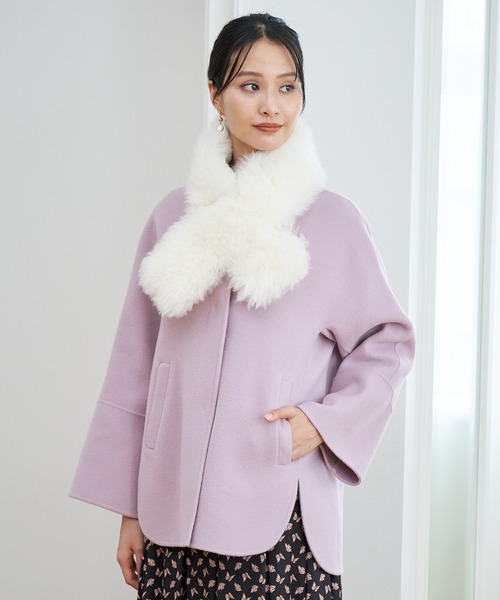 ANAYI（アナイ）の「シャルムリバークルーショート コート（その他