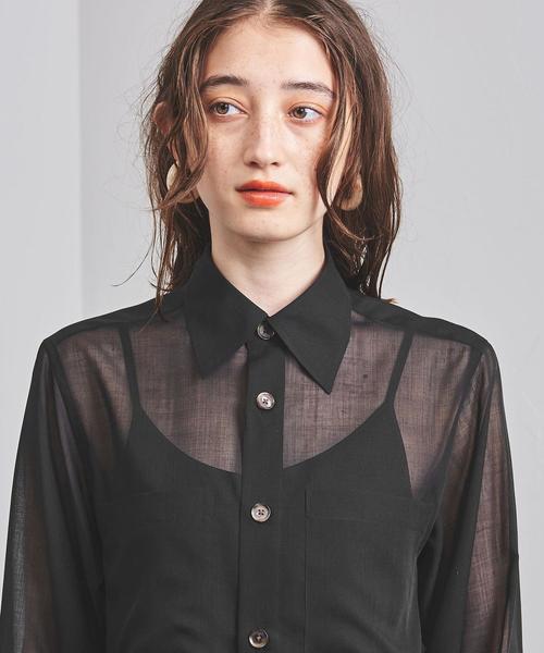 AURALEE（オーラリー）の「＜AURALEE（オーラリー）＞シアー シャツ