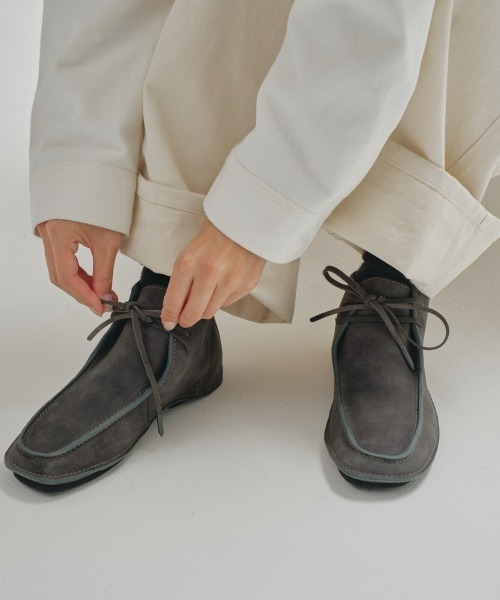 セール】Leather Moccasin Shoes（モカシン/デッキシューズ