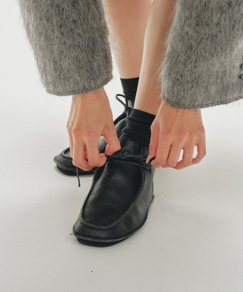 セール】Leather Moccasin Shoes（モカシン/デッキシューズ