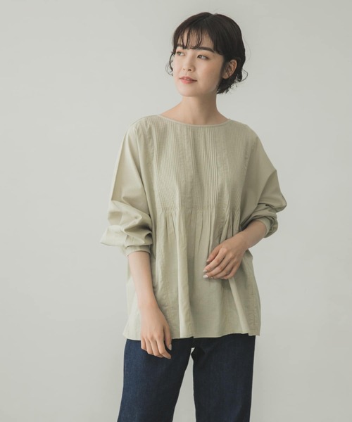 かぐれ（カグレ）の「コットンドルマンピンタックブラウス（シャツ