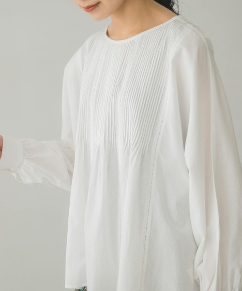 かぐれ（カグレ）の「コットンドルマンピンタックブラウス（シャツ