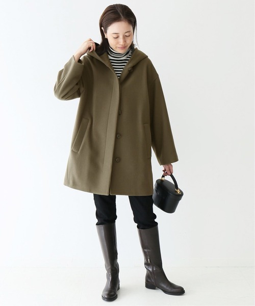 SLOBE IENA（スローブイエナ）の「ソフトメルトンショートフードコート