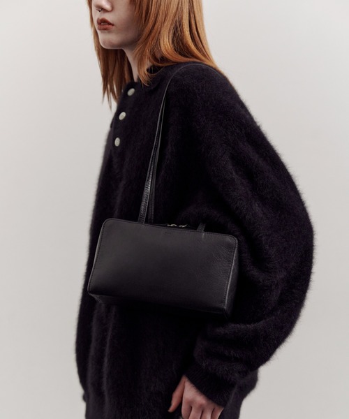 ONE.ワンドット】 /レザースクエアミニボストンBAG / ONE-008