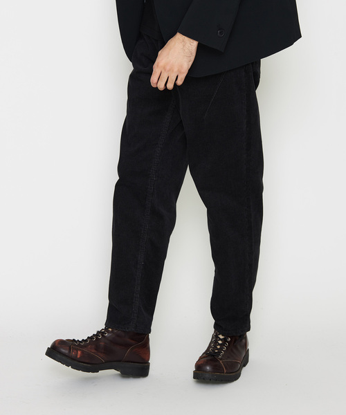 WIDE TAPERED CORDUROY PANTS(WASHED) / テーパード ウォッシュド