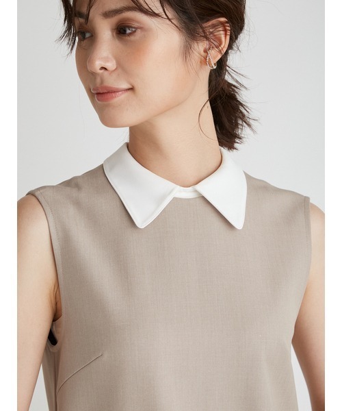 CELFORD（セルフォード）の「◇裾ファー切替Aラインワンピース