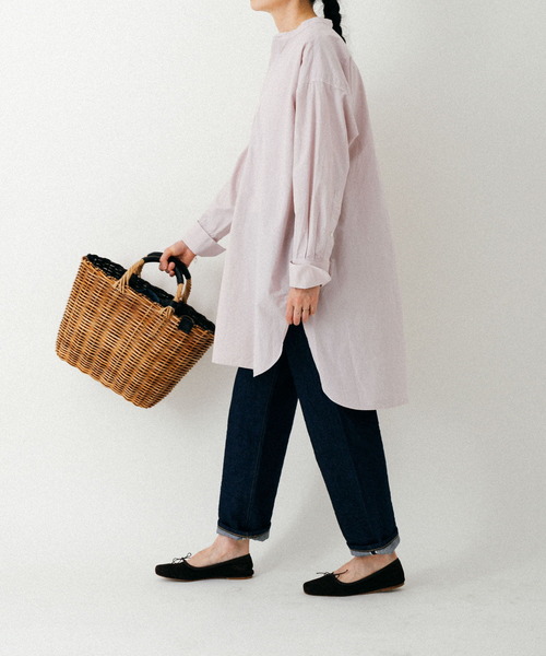 かぐれ（カグレ）の「コットンシルクシャツチュニック（シャツ