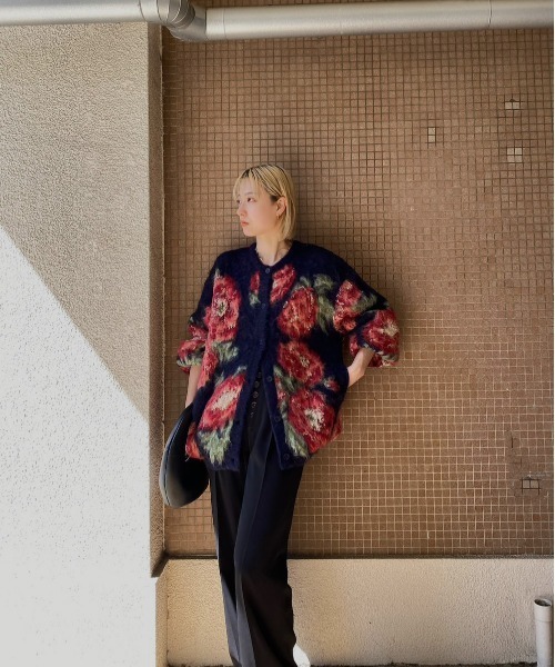 Ameri（アメリ）の「VERONICA JACQUARD KNIT CARDIGAN（ニット