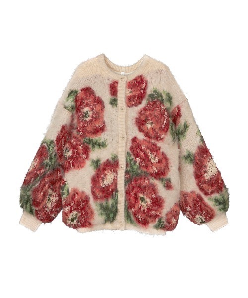 Ameri（アメリ）の「VERONICA JACQUARD KNIT CARDIGAN（ニット