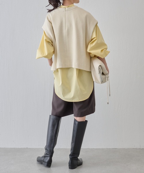 BEARDSLEY（ビアズリー）の「《ビアズリー》ジレセットシャツ（シャツ