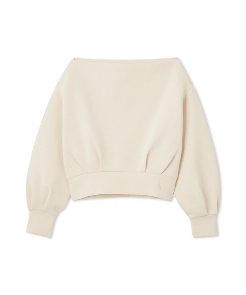 LILY BROWN（リリーブラウン）の「ボンディングオフショルスウェット