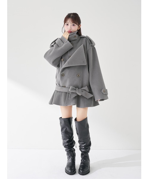 ドロップショルダージャケットコート（その他アウター）｜Darich