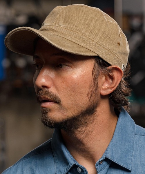 mko12552-Garment Wash Work Cap ワークキャップ（キャップ）｜CAMBIO