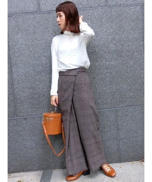 ✿α様❤️11点☘️P1☘MURUA シンプル ガウチョ カジュアルパンツ F