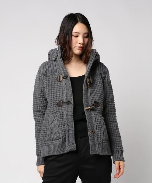 BARK（バーク）の「《BARK/バーク》 ショートダッフル ニット コート