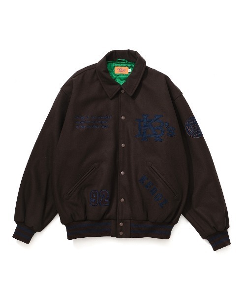 KEBOZ（ケボズ）の「MELTON VARSITY JACKET（スタジャン）」 - WEAR