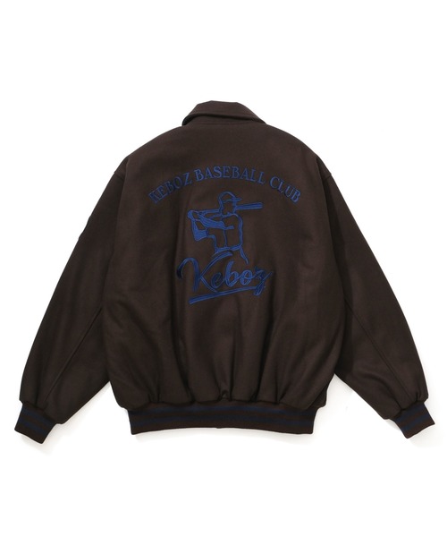 KEBOZ（ケボズ）の「MELTON VARSITY JACKET（スタジャン）」 - WEAR