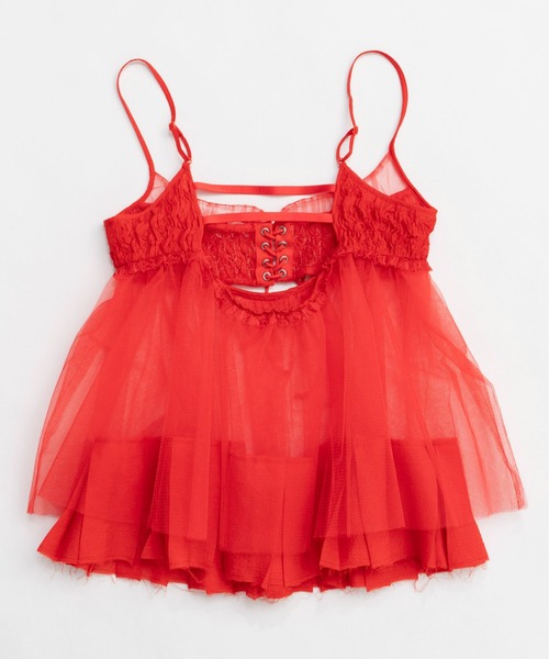 See-through Tulle Tunic/シースルーチュールチュニック（シャツ