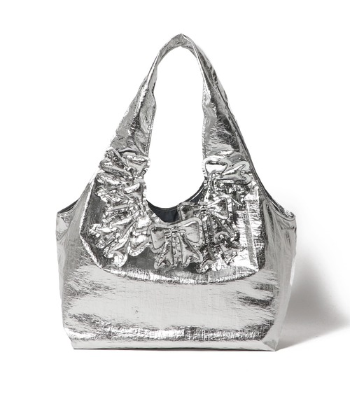 LUDLOW（ラドロー）の「LUDLOW / メタリック リボンモチーフバッグ