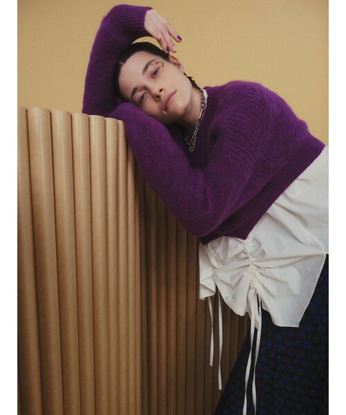 UN3D.（アンスリード）の「ヘムギャザーシャツ（シャツ/ブラウス