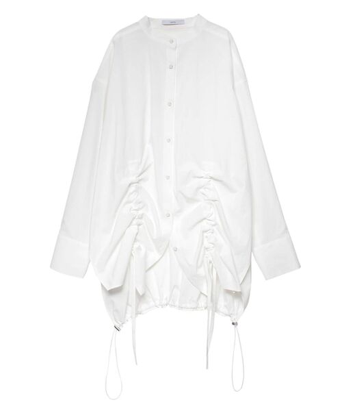 UN3D.（アンスリード）の「ヘムギャザーシャツ（シャツ/ブラウス