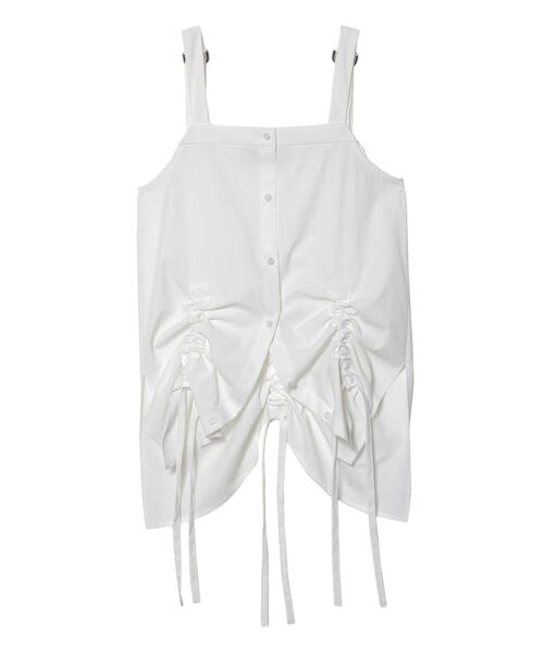 セール】HEM GATHER SH CAMISOLE / ヘムギャザーシャツキャミソール