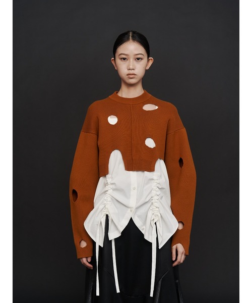 セール】HEM GATHER SH CAMISOLE / ヘムギャザーシャツキャミソール