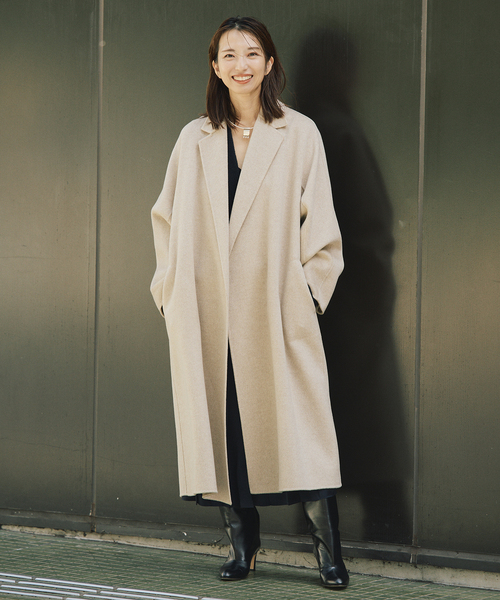 VERMEIL par iena（ヴェルメイユパーイエナ）の「カシミヤリバーロング