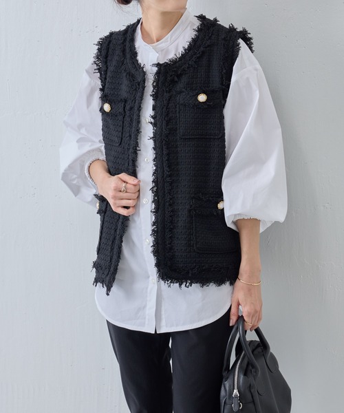 BEARDSLEY（ビアズリー）の「《ビアズリー》ギャザーカフスシャツ