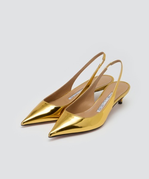セール】CUORE バックスリング パンプス 3.5cm GOLD（パンプス