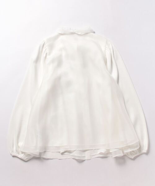 CELFORD（セルフォード）の「ニットコンビオーガンジーフレアブラウス