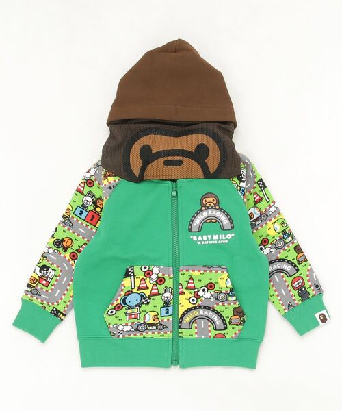 A BATHING APE（アベイシングエイプ）の「BABY MILO RACING MILO FACE