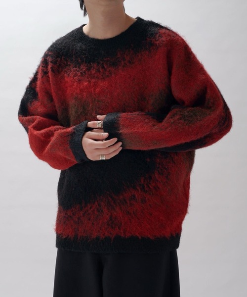 Lui's（ルイス）の「グラデシャギーニット（ニット/セーター）」 - WEAR